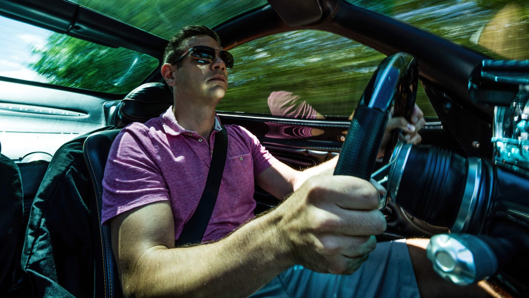 Pagani Zonda F podczas testu