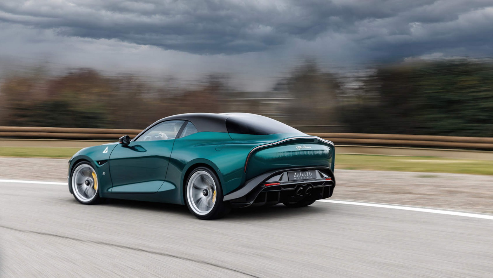 Alfa Romeo Giulia SWB Zagato - dynamiczne ujęcie