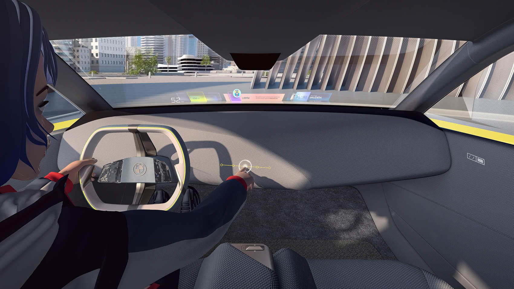 BMW iVision Dee concept - futurystyczne wnętrze