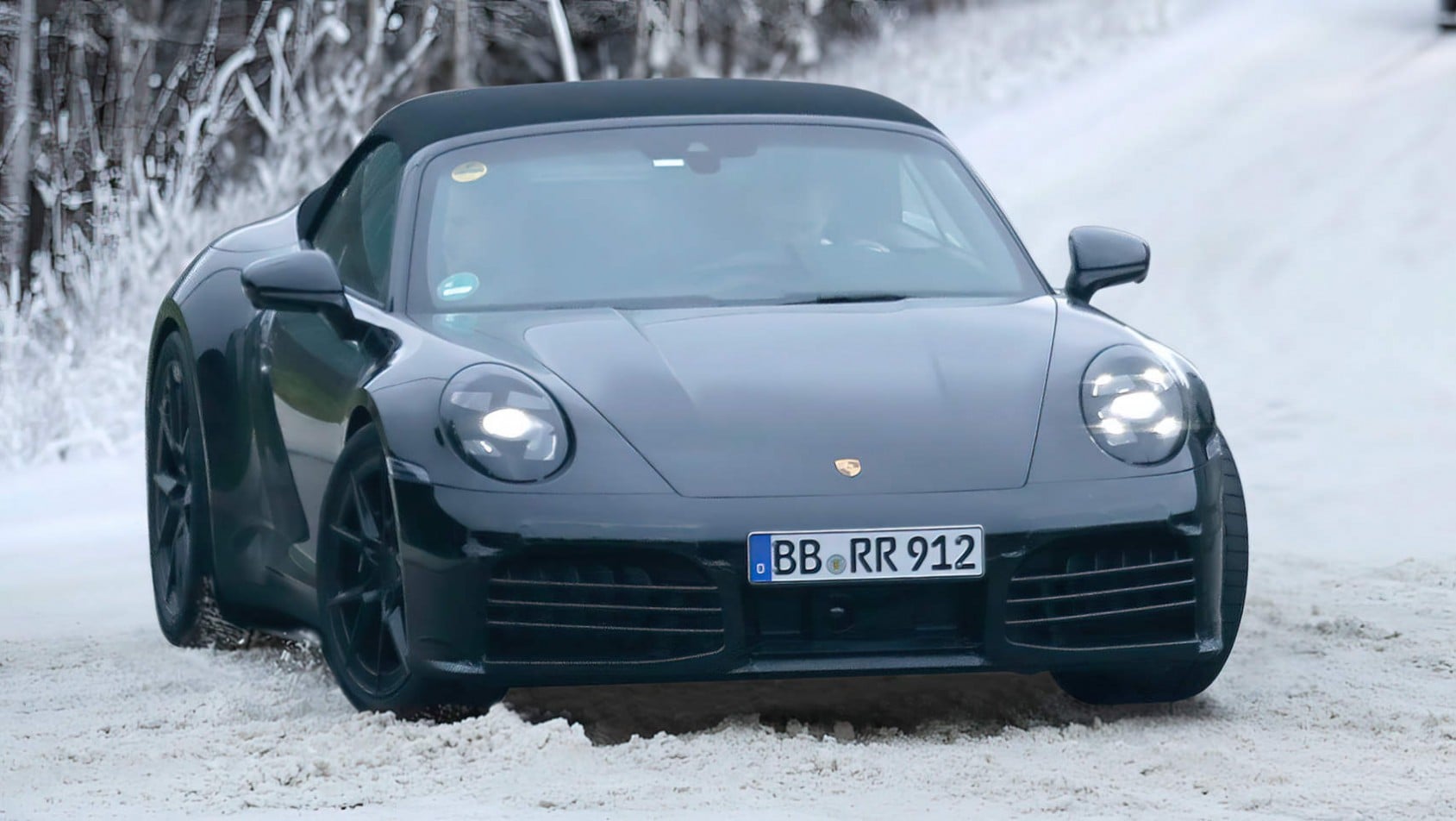 Porsche 992.2 Cabriolet - przód