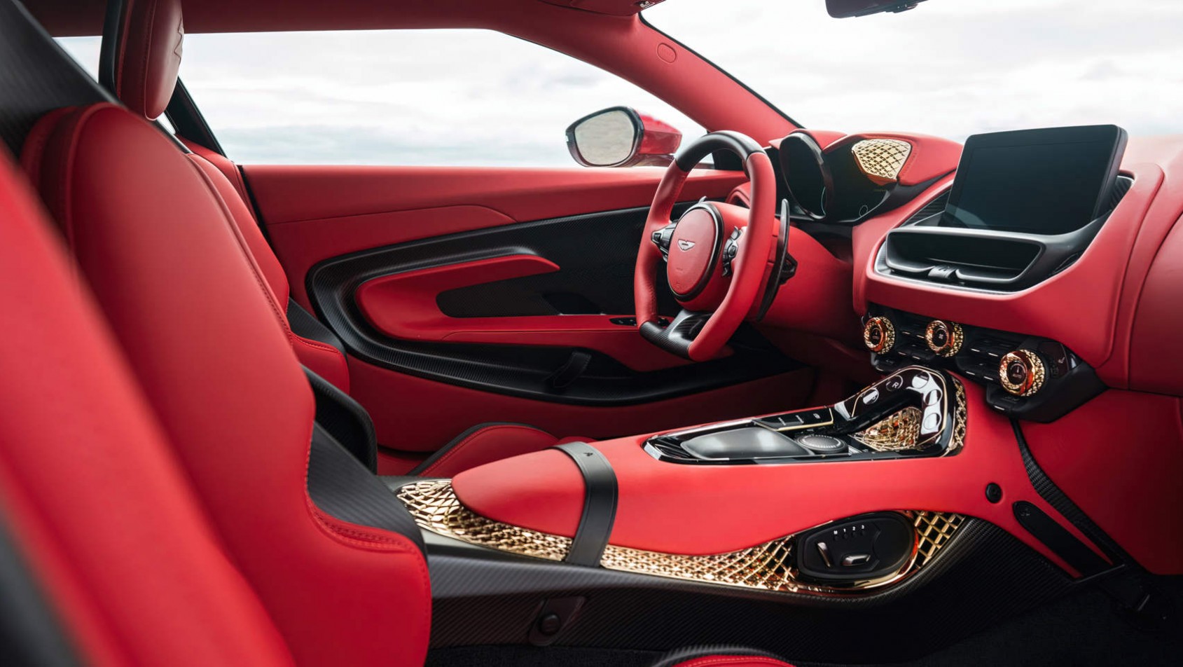 Aston Martin DBS GT Zagato - kabina