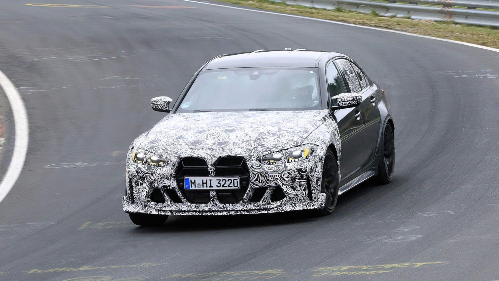 BMW M3 CS 2023 spy shot