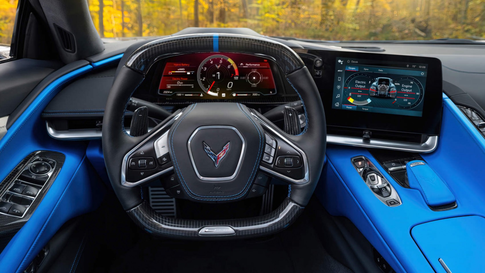 Chevrolet Corvette E-Ray - kokpit