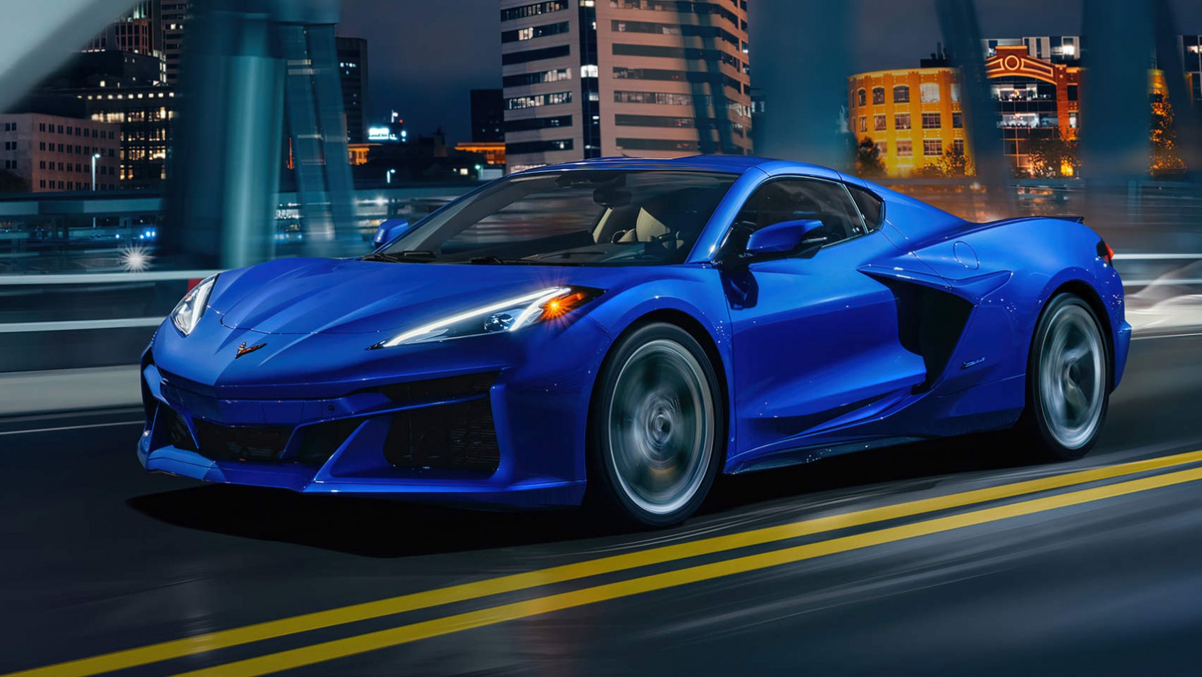 Chevrolet Corvette E-Ray - przód lewy