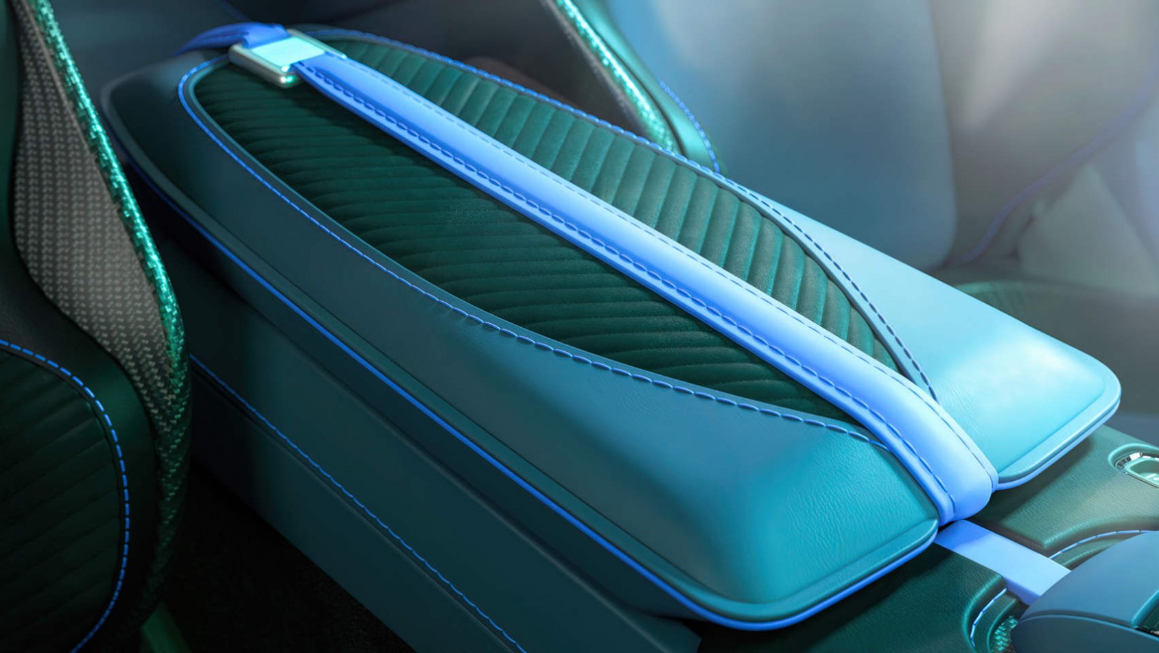 Aston Martin DBS 770 Ultimate Aston Martin DBS 770 Ultimate - detal wnętrza