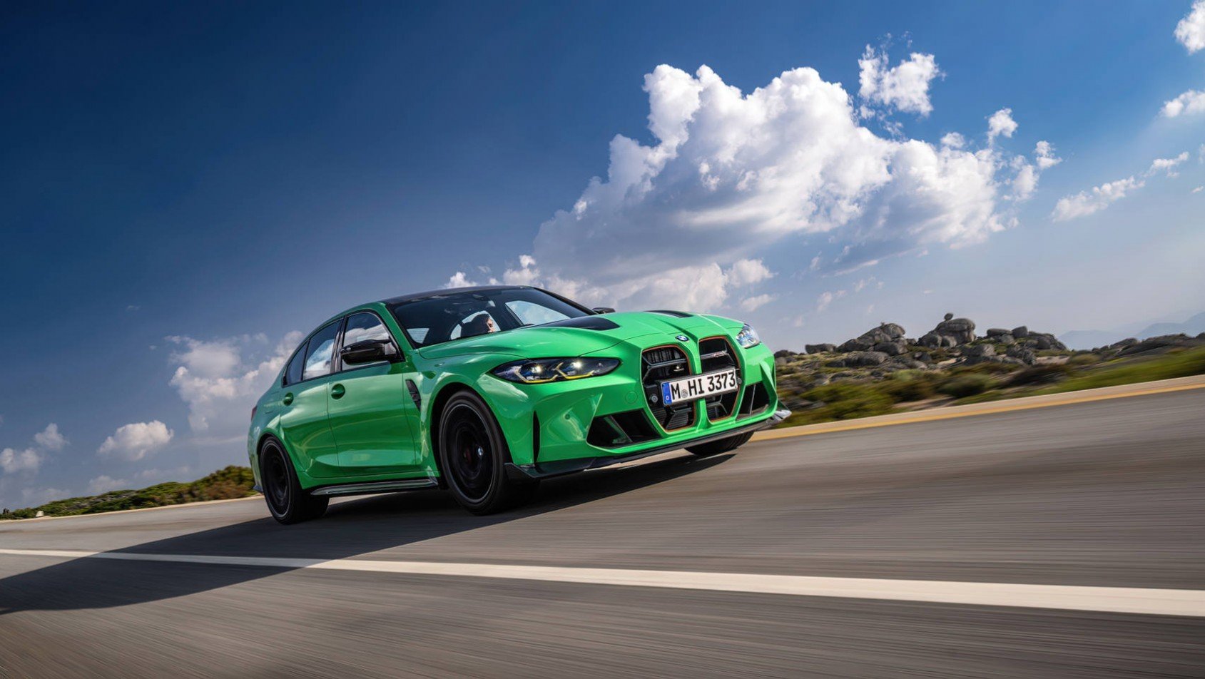 BMW M3 CS BMW M3 CS przód dynamiczne