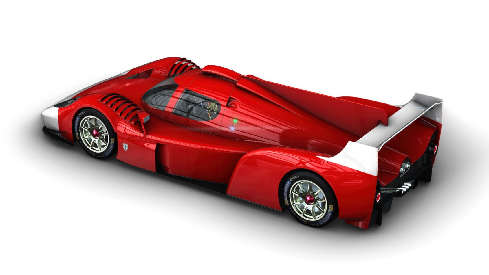 Scuderia Cameron Glickenhaus 007S lewy tył góra