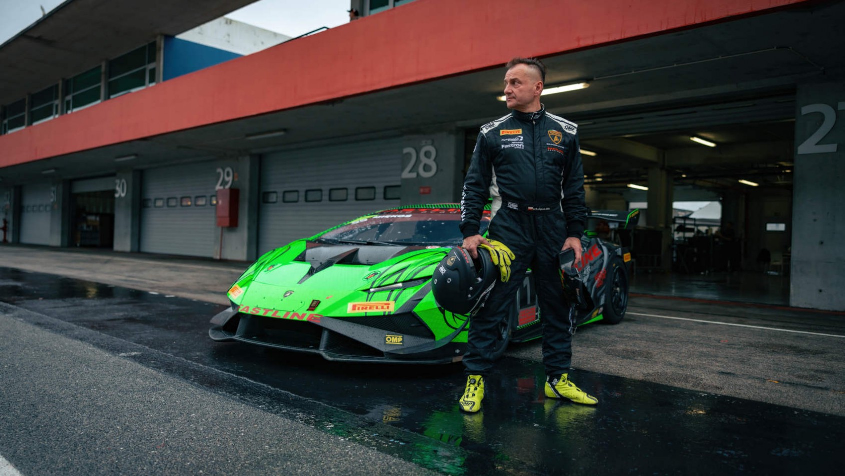 Mariusz Miękoś na torze