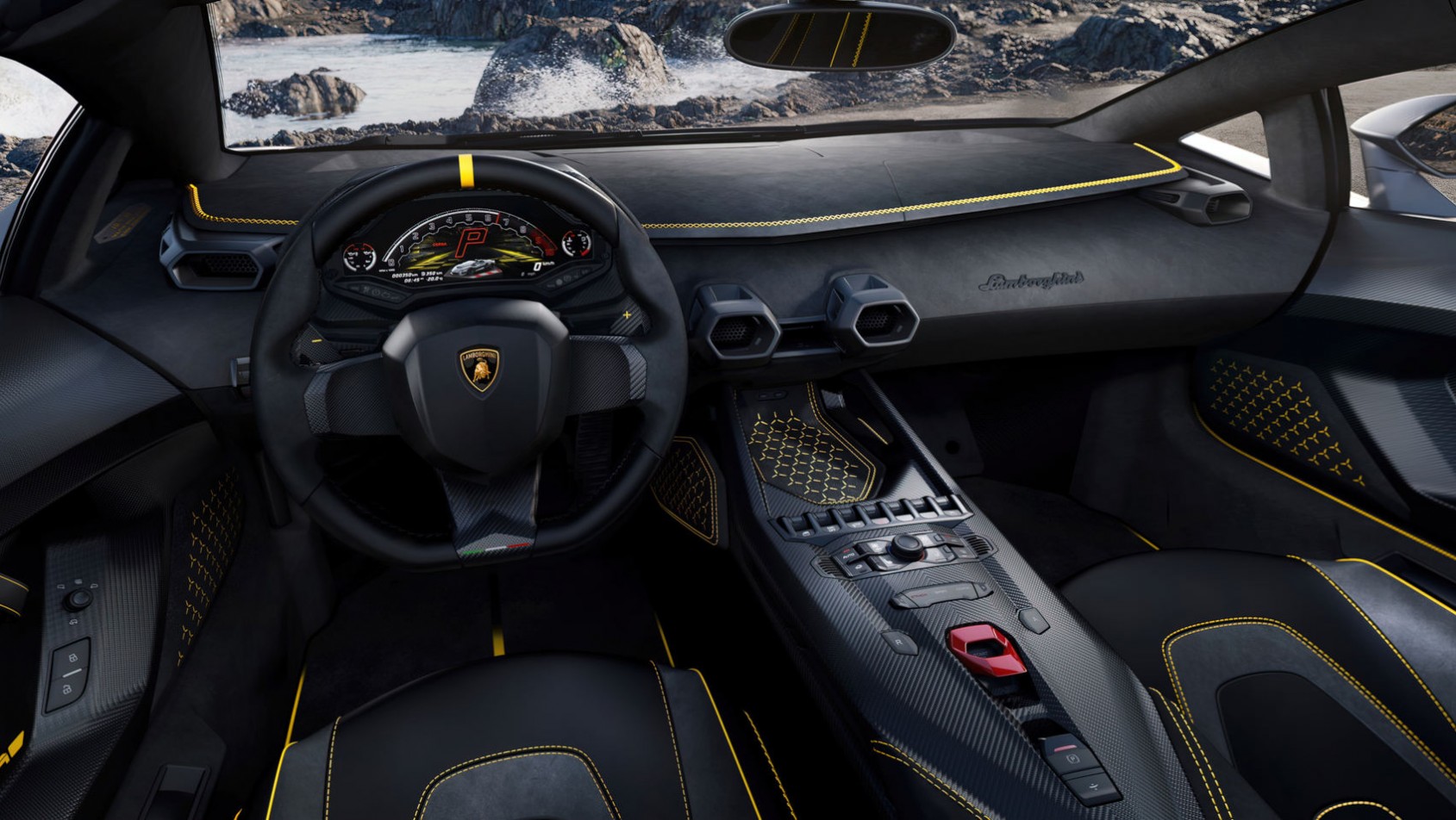 Lamborghini Autentica kokpit