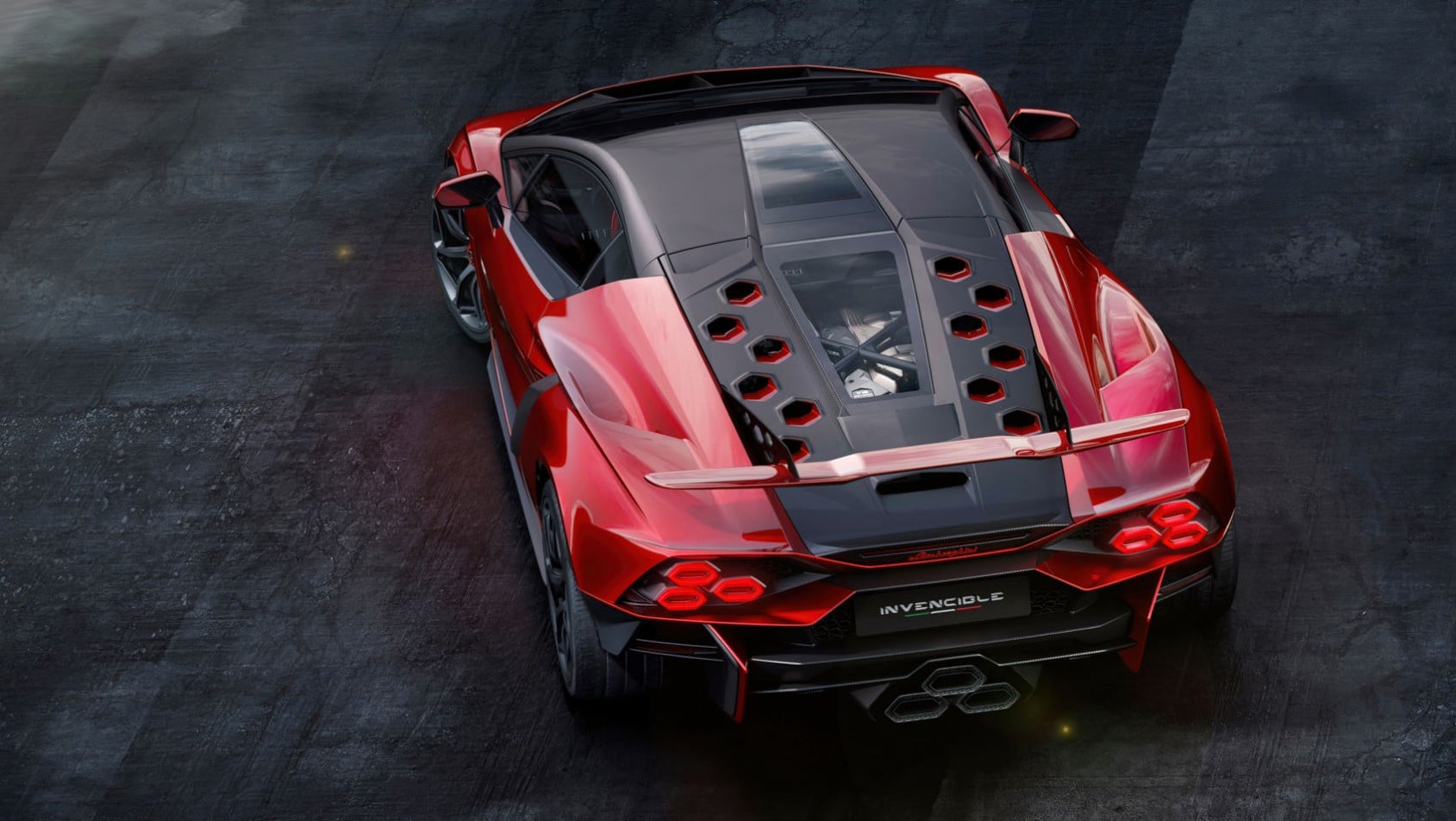 Lamborghini Invencible tył góra