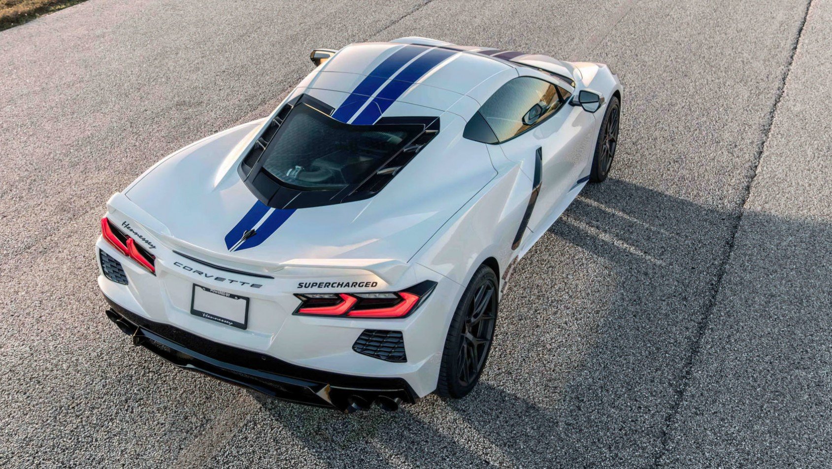 Hennessey Corvette C8 tył góra