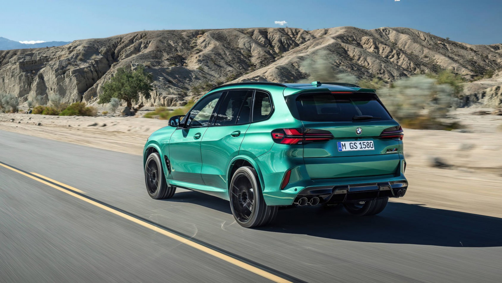 BMW X5 M 2023 BMW X5 M Competition tył dynamiczne