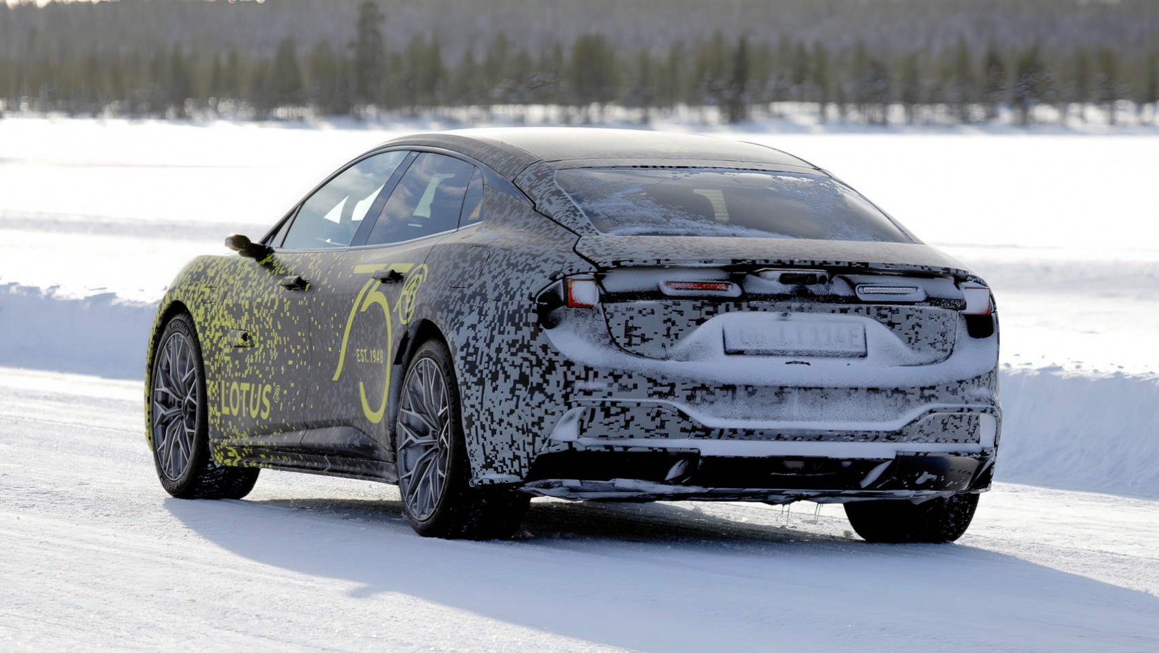 Lotus Emeya (Type 133) Nurburgring test