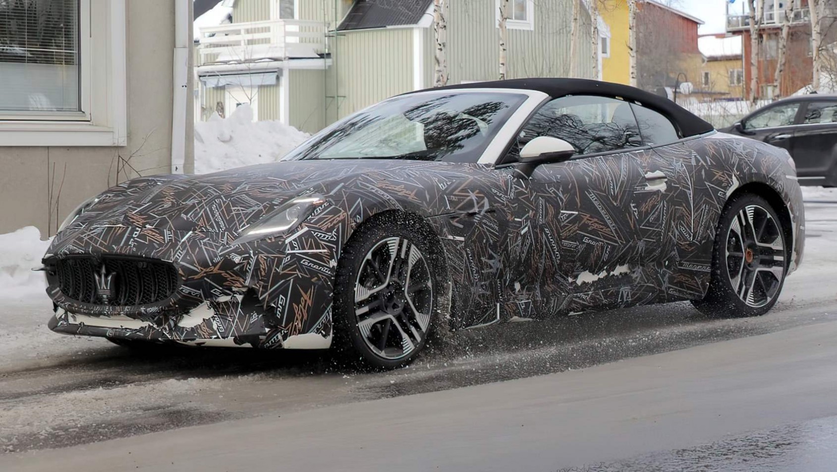 Maserati GranCabrio Folgore spyshot