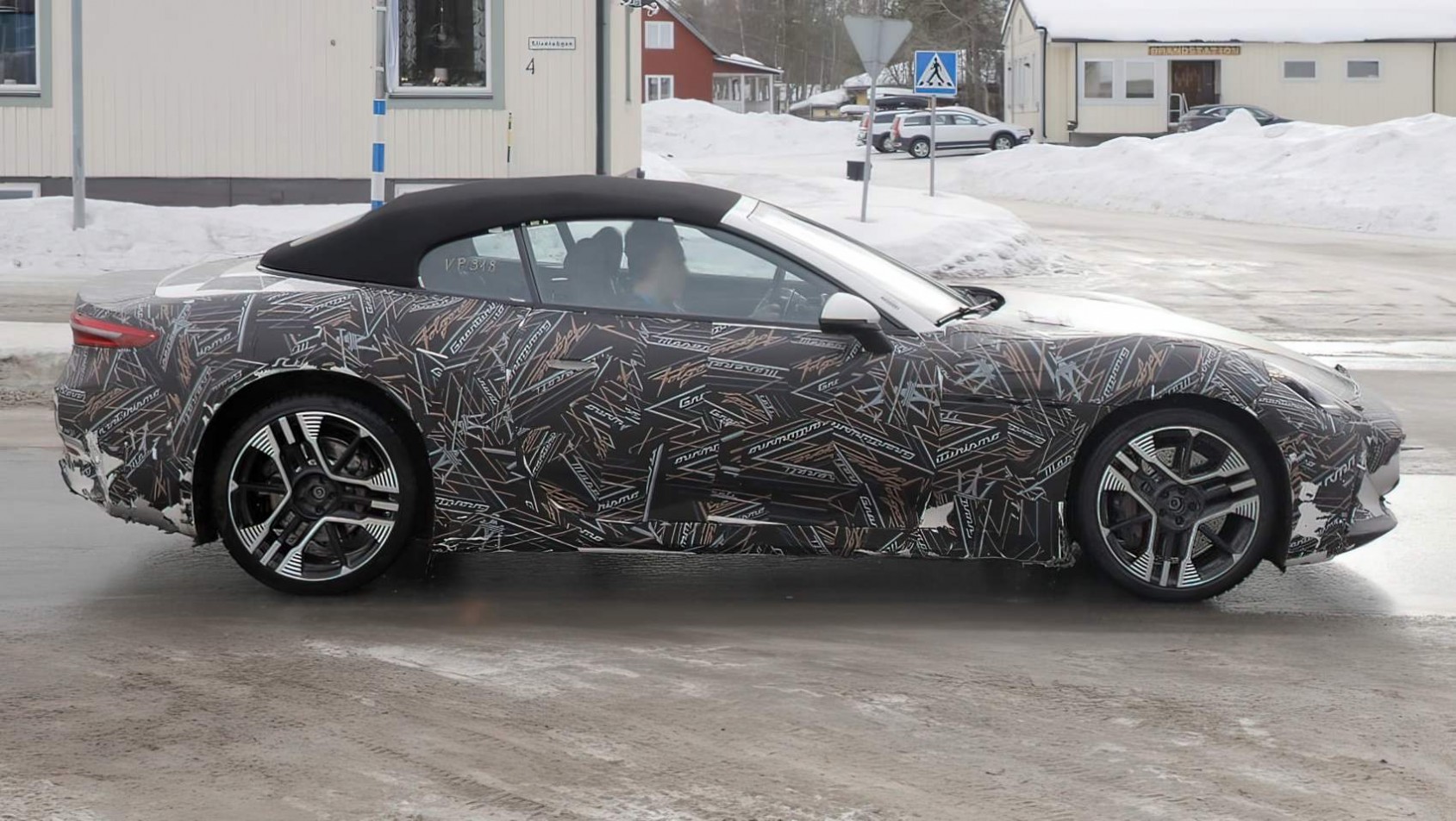 Maserati GranCabrio Folgore spyshot profil