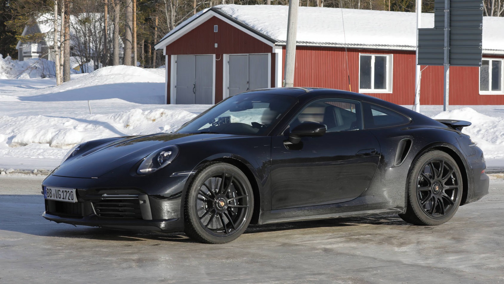 2024 Porsche 992.2 Turbo spyshot