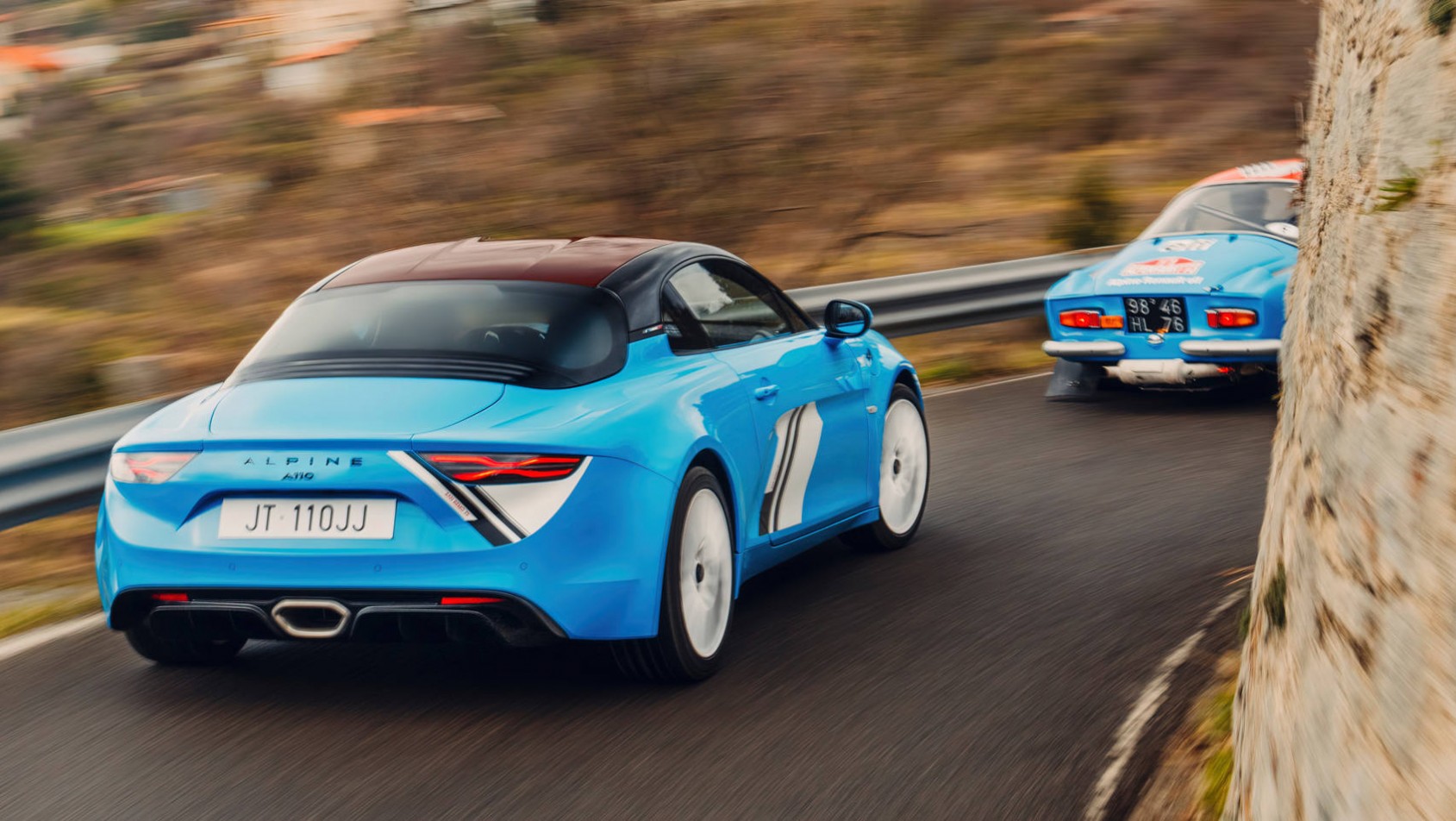 Alpine A110 San Remo 73 tył dynamiczne