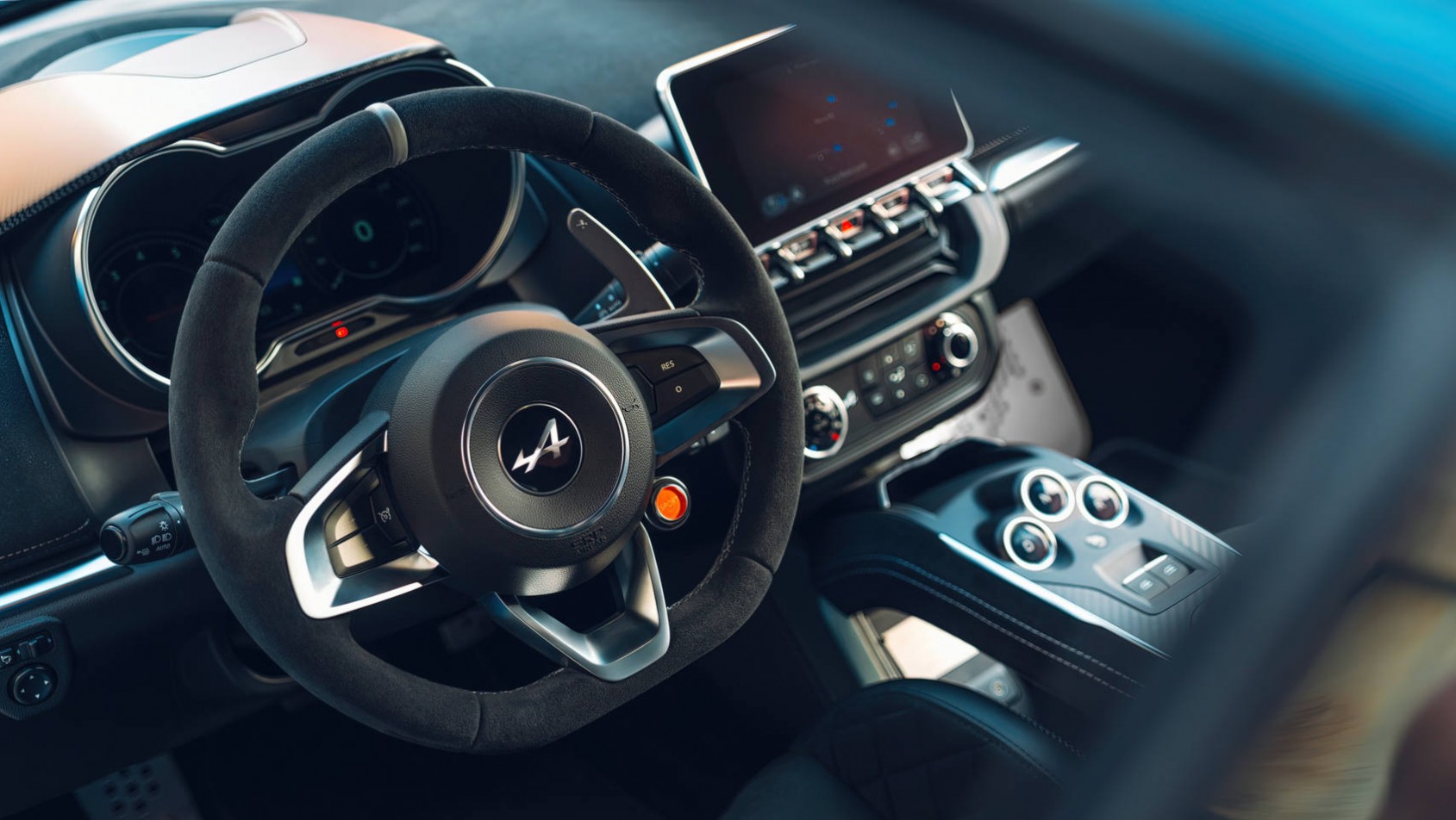 Alpine A110 San Remo 73 wnętrze