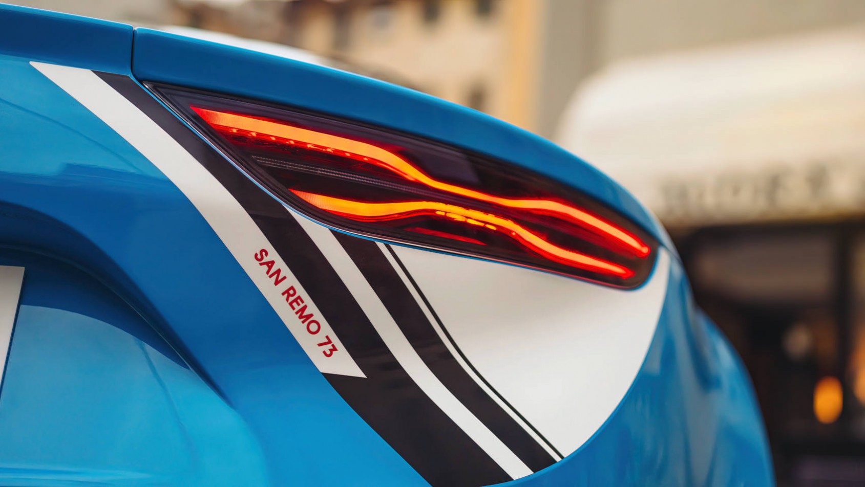 Alpine A110 San Remo 73 detal tył