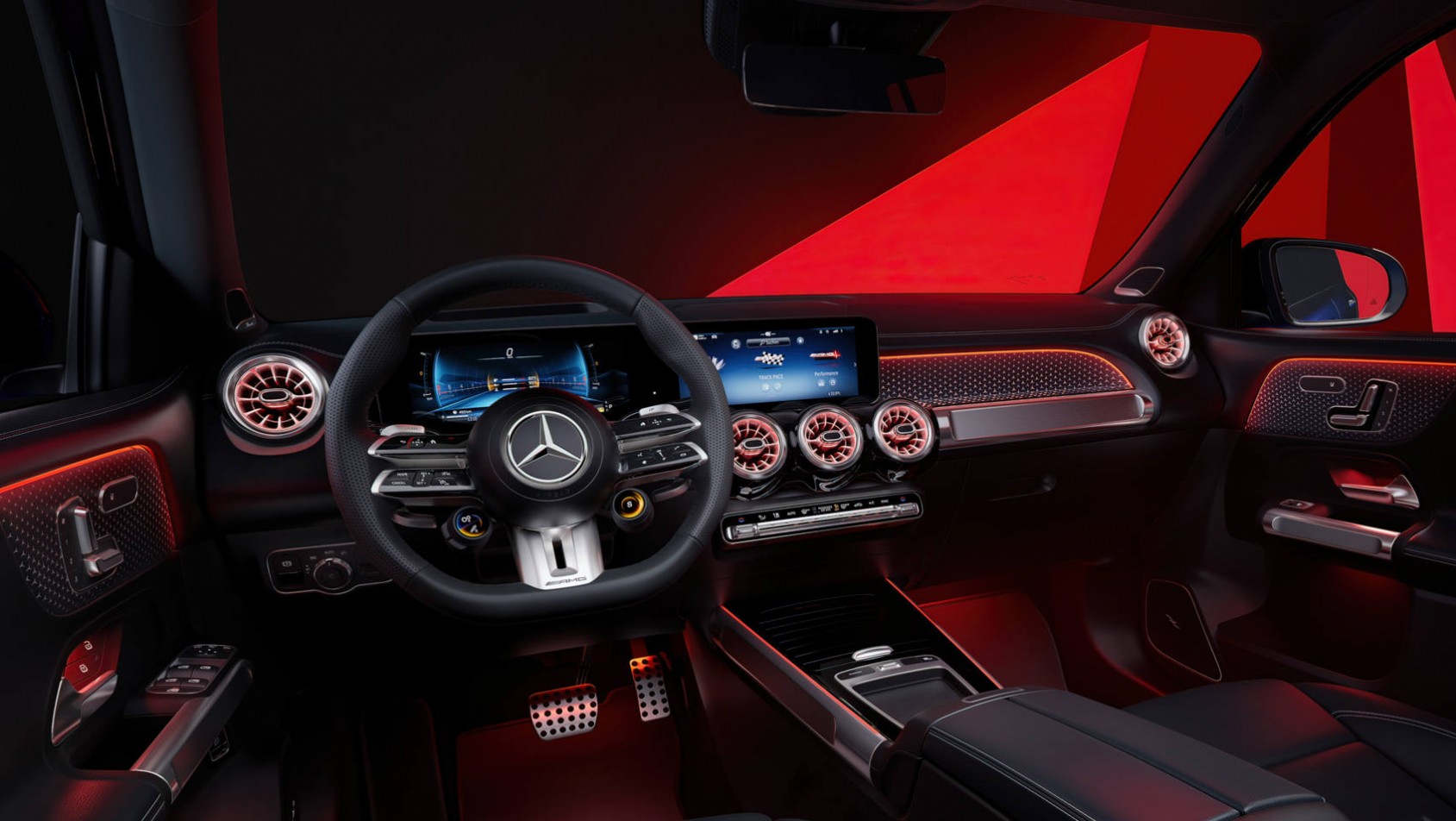 Mercedes GLA 2023 Mercedes-AMG GLB 35 wnętrze