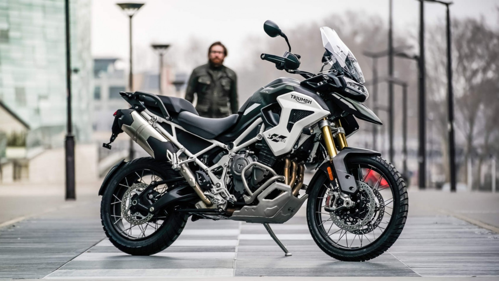 Triumph Tiger 1200 Rally Pro w mieście