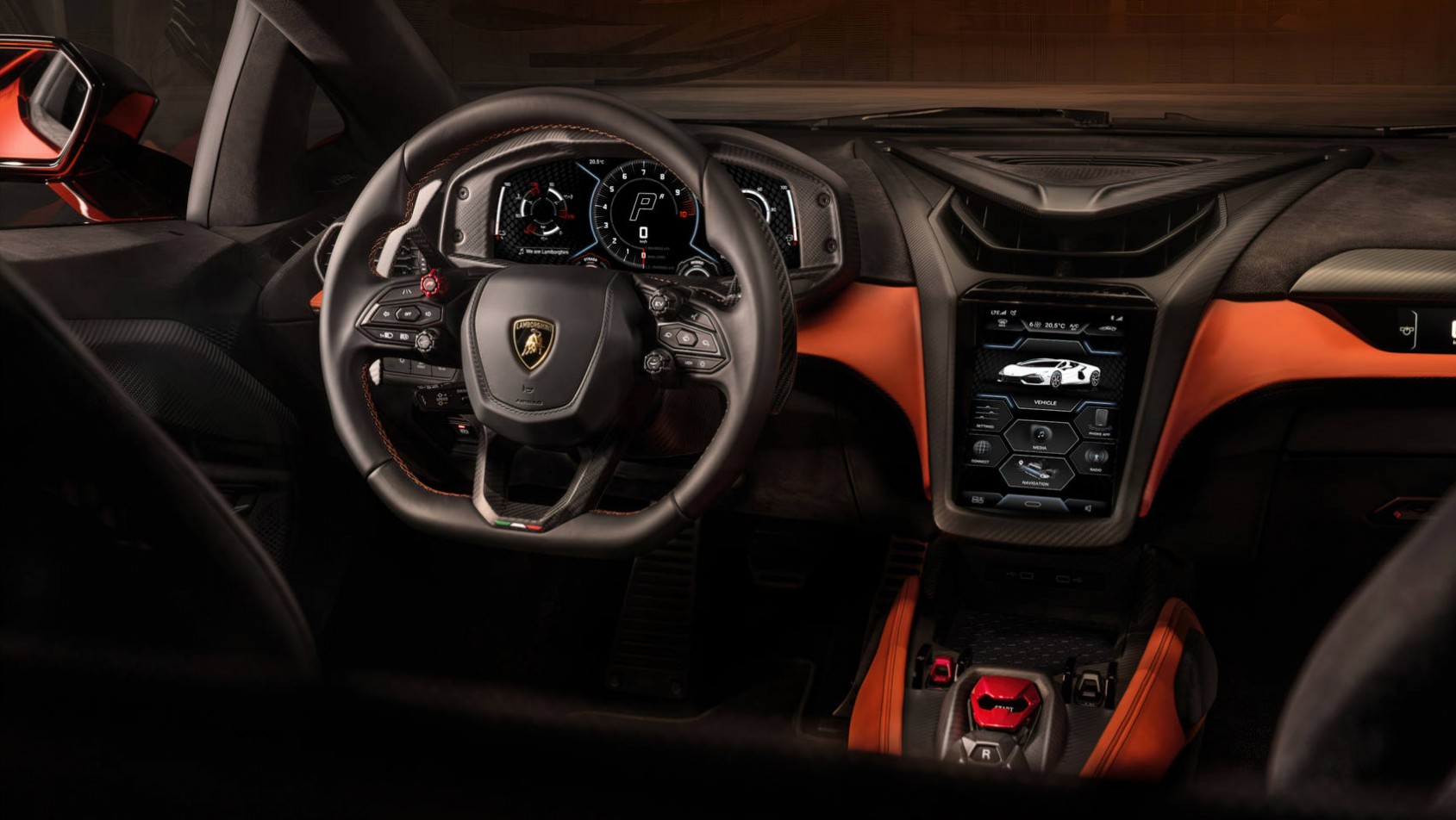 Lamborghini Revuelto kierownica