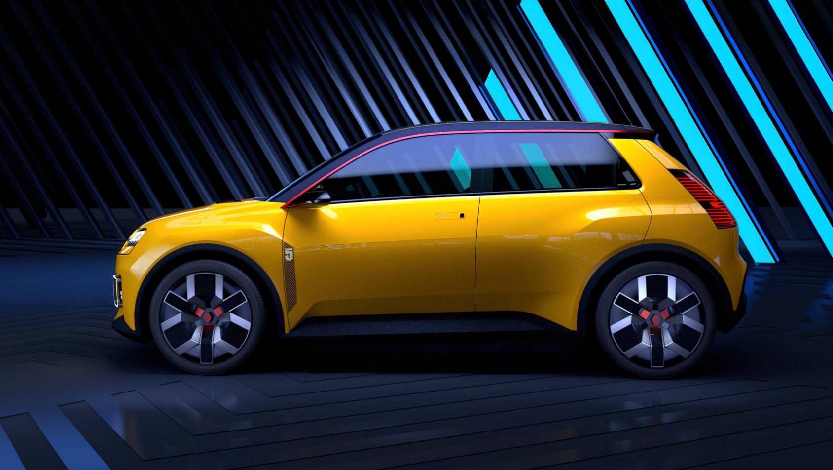 Renault 5 2024 Renault 5 EV koncept profil