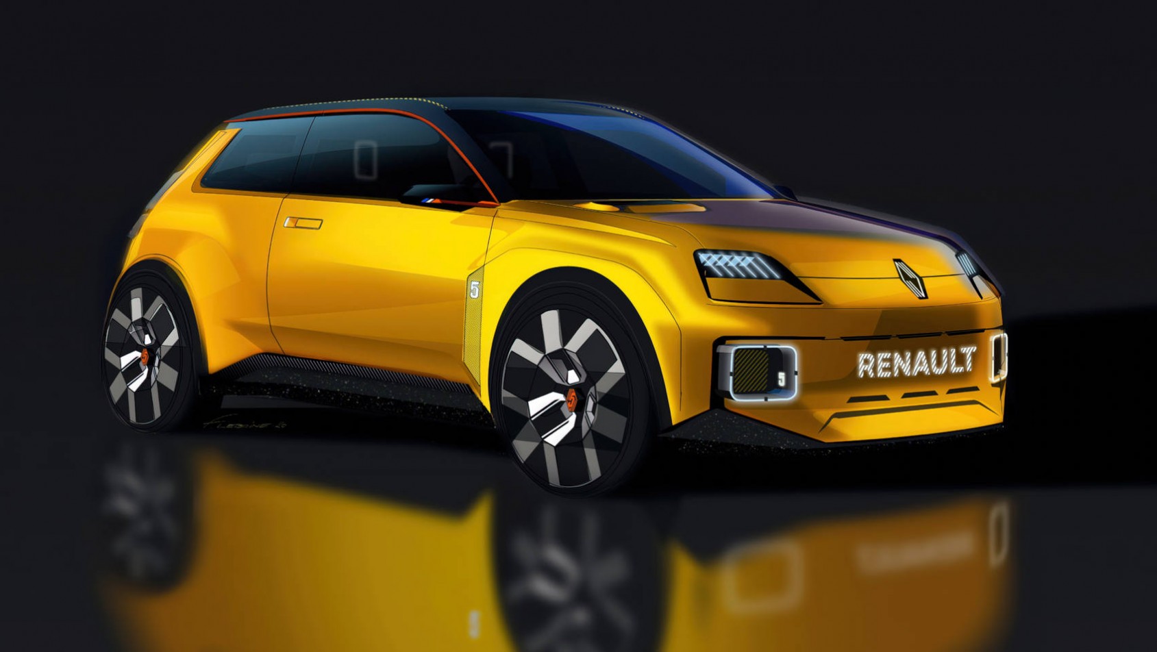 Renault 5 2024 Renault 5 EV koncept przód