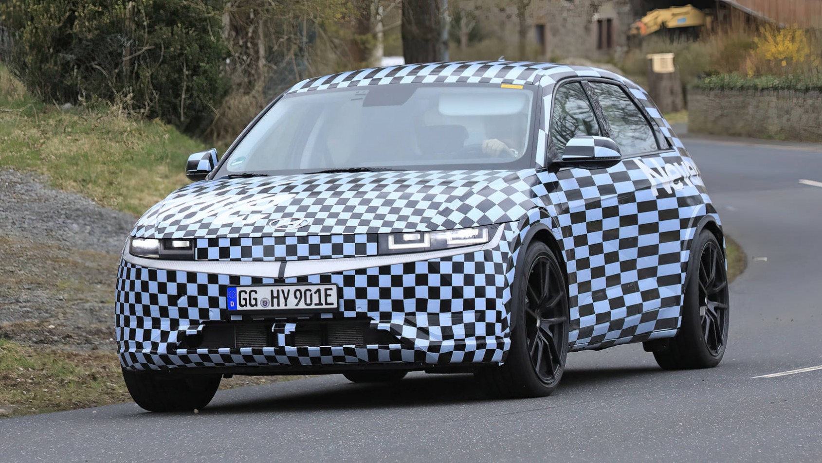 Hyundai Ioniq 5 Hyundai Ioniq 5 N spyshot dynamiczne