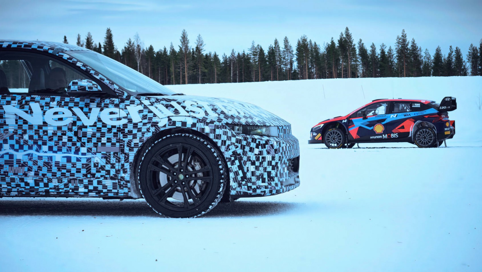 Hyundai Ioniq 5 Hyundai Ioniq 5 N kamuflaż detal