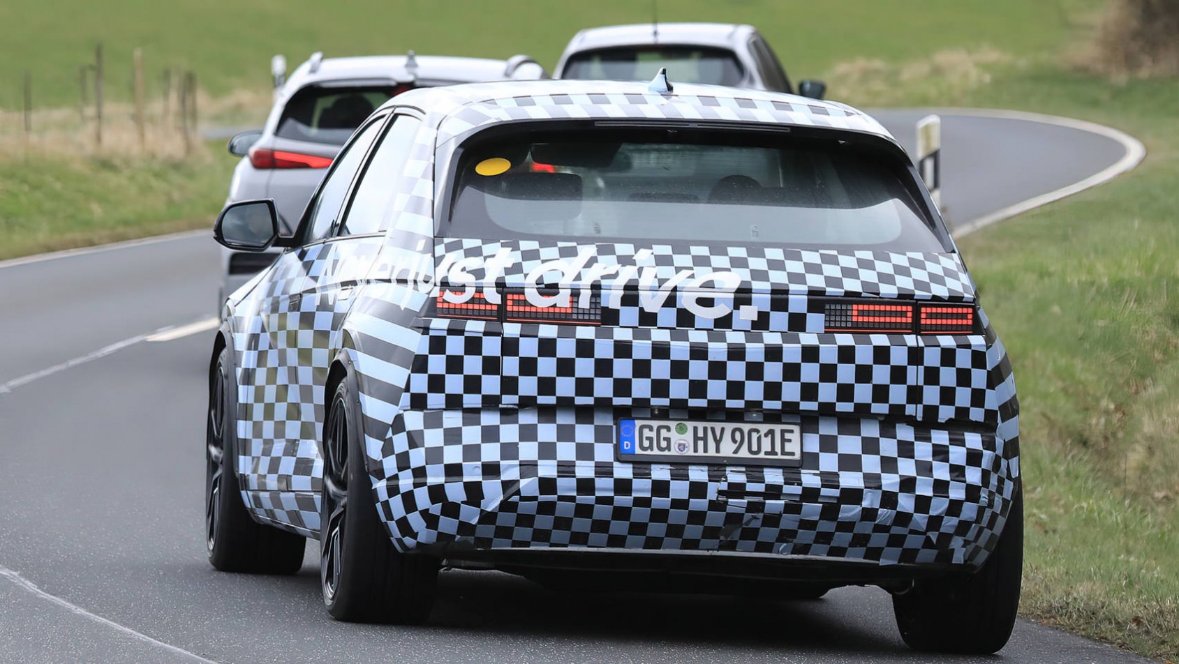 Hyundai Ioniq 5 Hyundai Ioniq 5 N spyshot tył