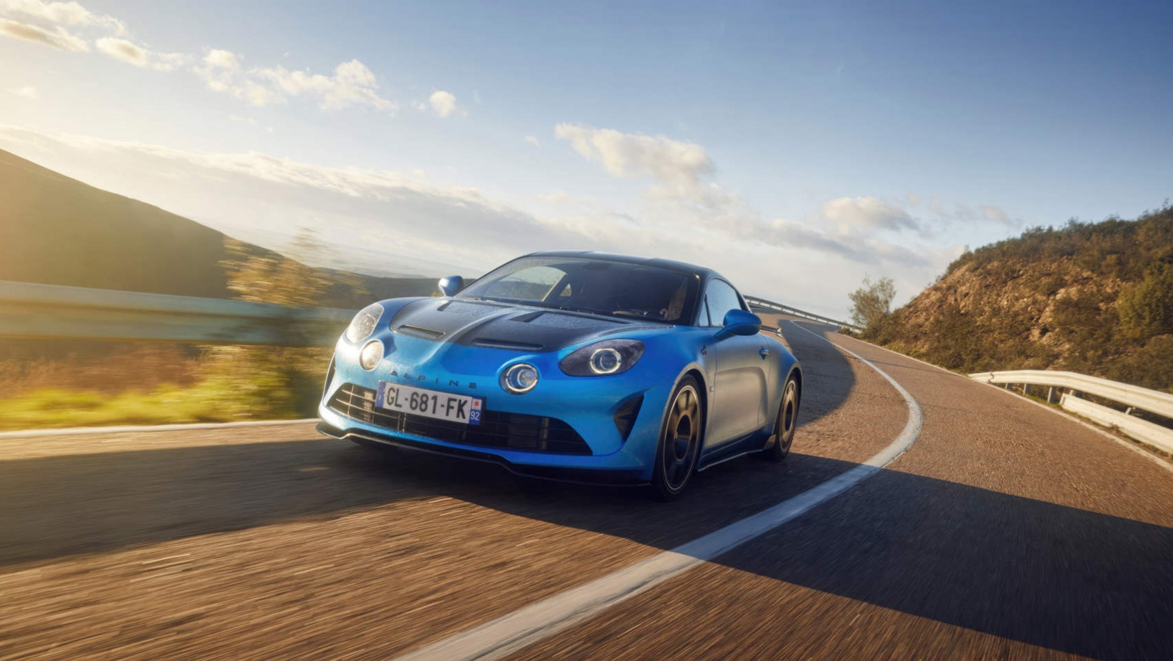 Alpine A110 R Alpine A110 R na drodze