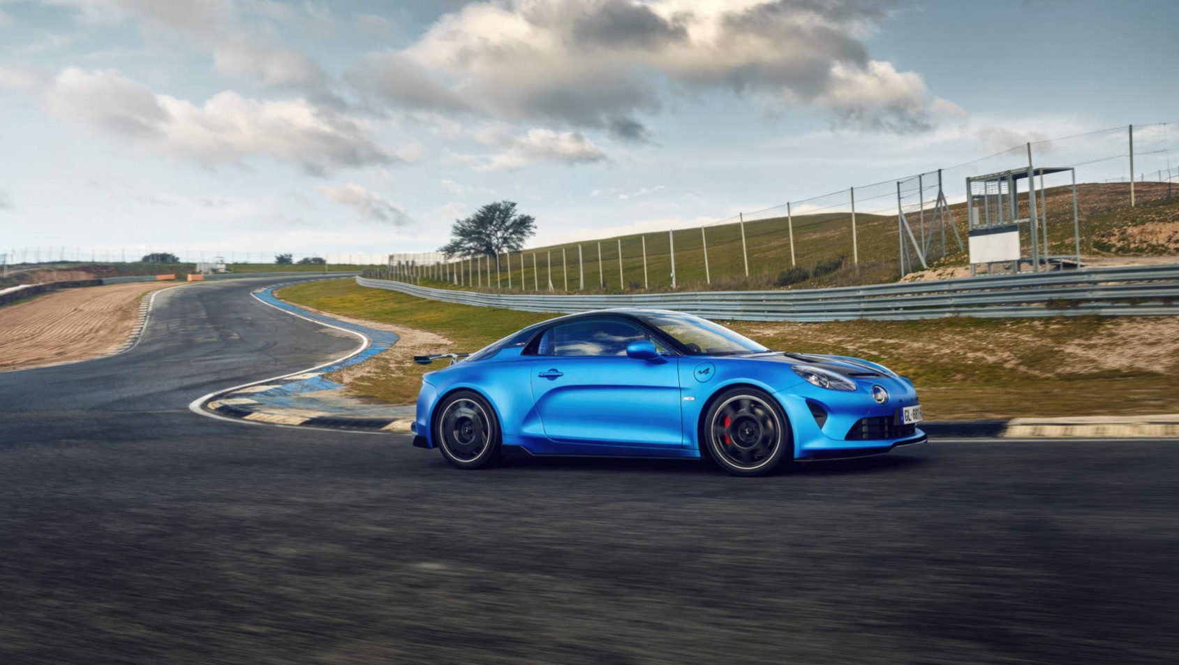 Alpine A110 R Alpine A110 R - testy na torze