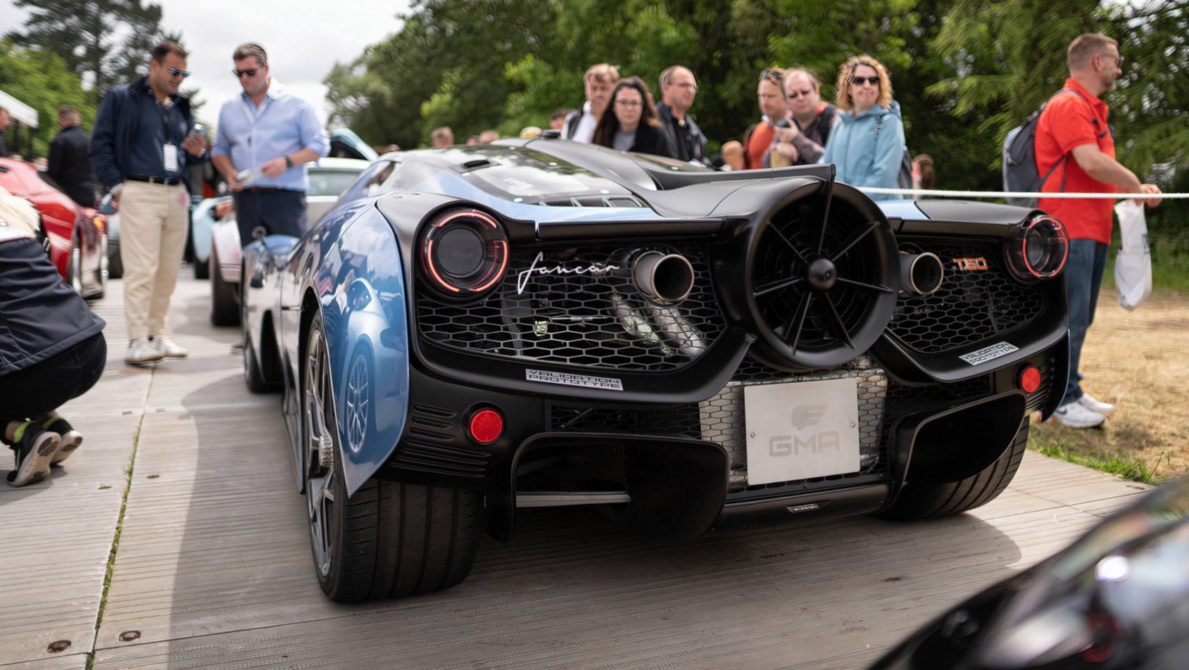 GMA T.50 w Goodwood tył