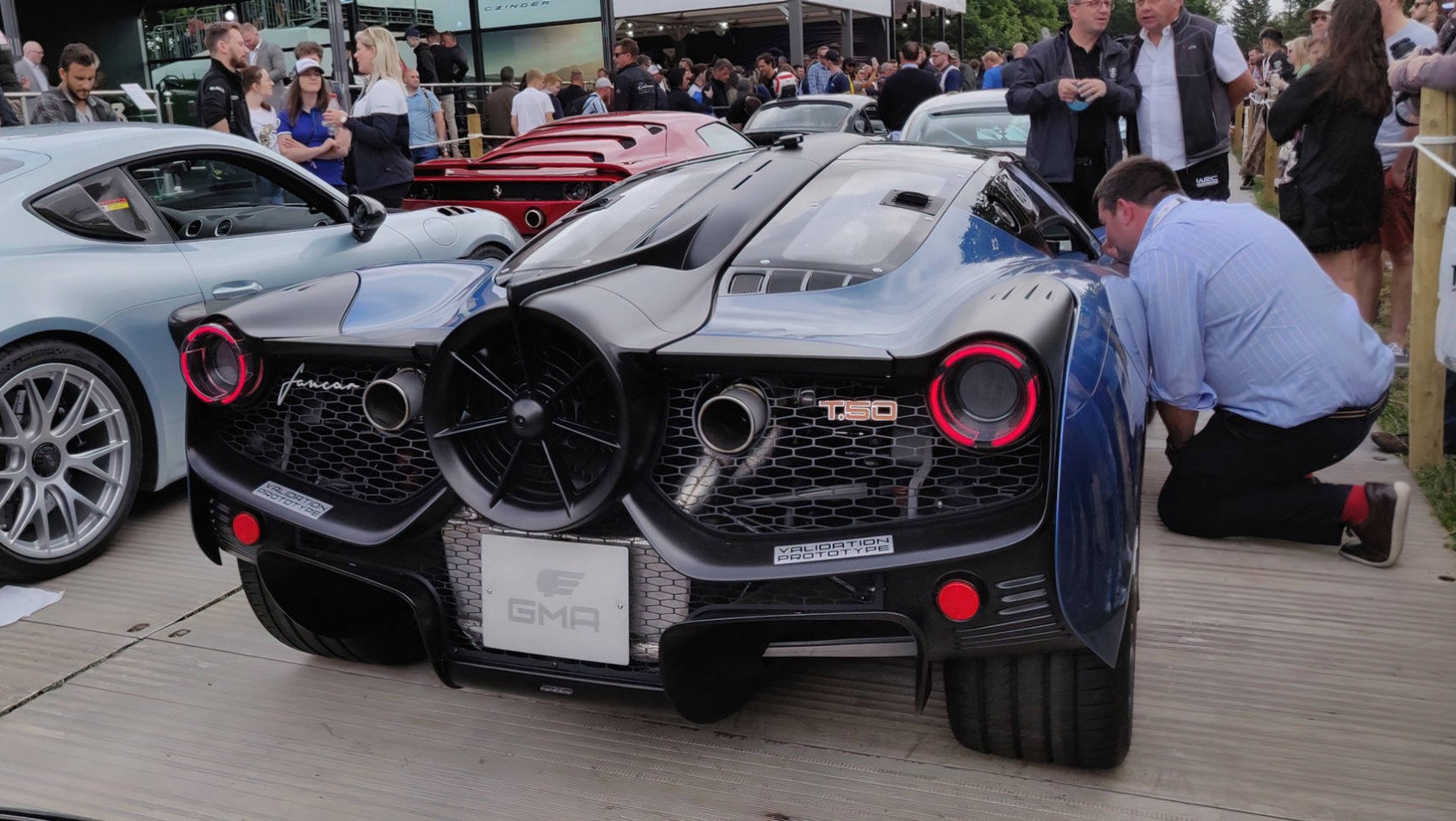 GMA T.50 prototyp tył