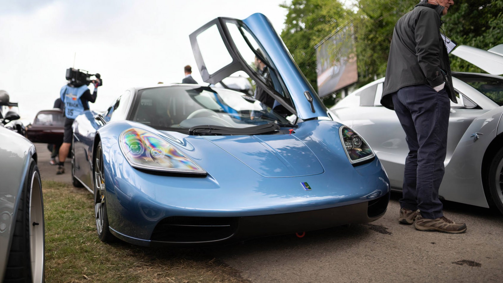 GMA T.50 prototyp na podjeździe w Goodwood