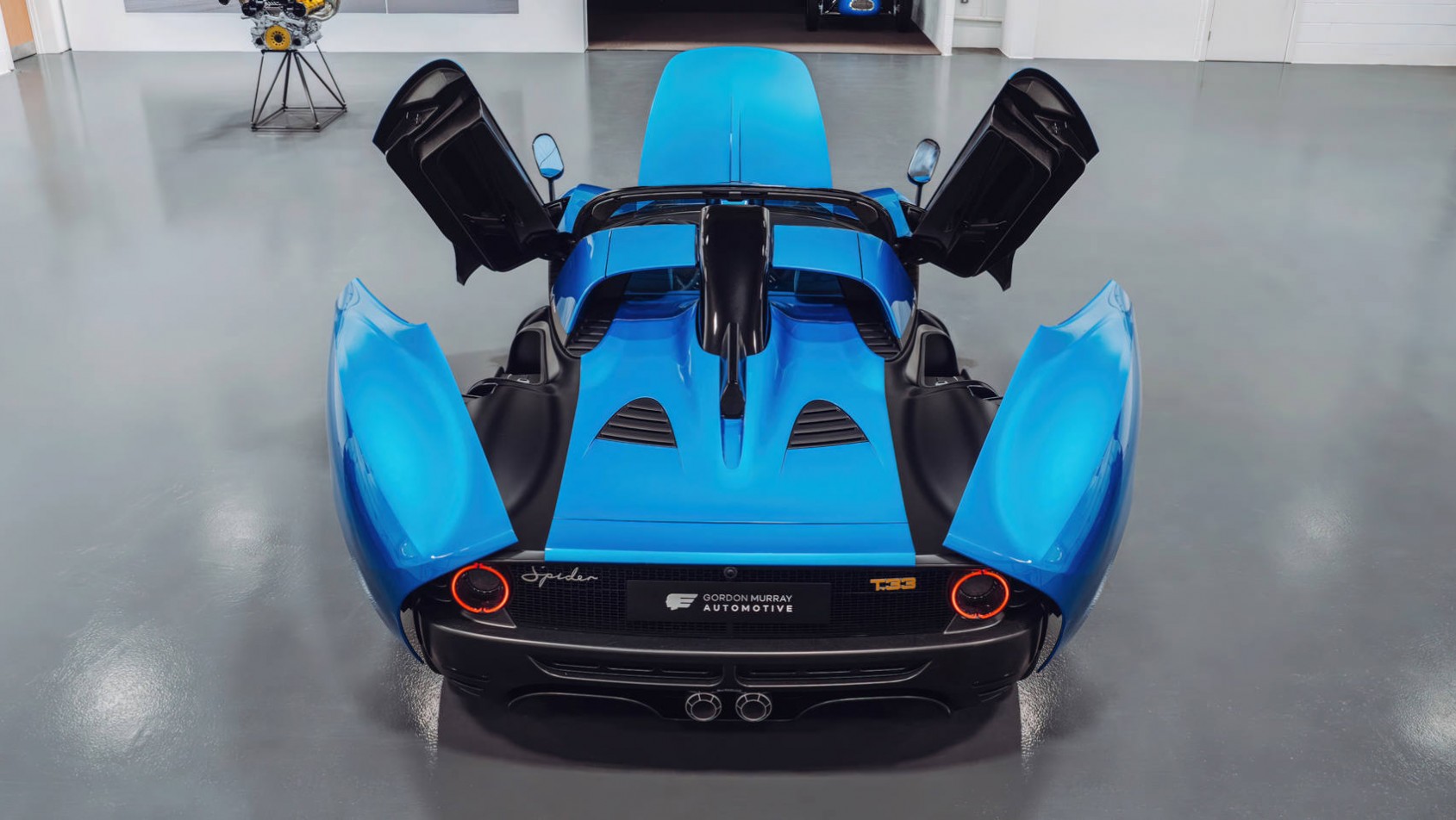 GMA T.33 Spider tył otwarty