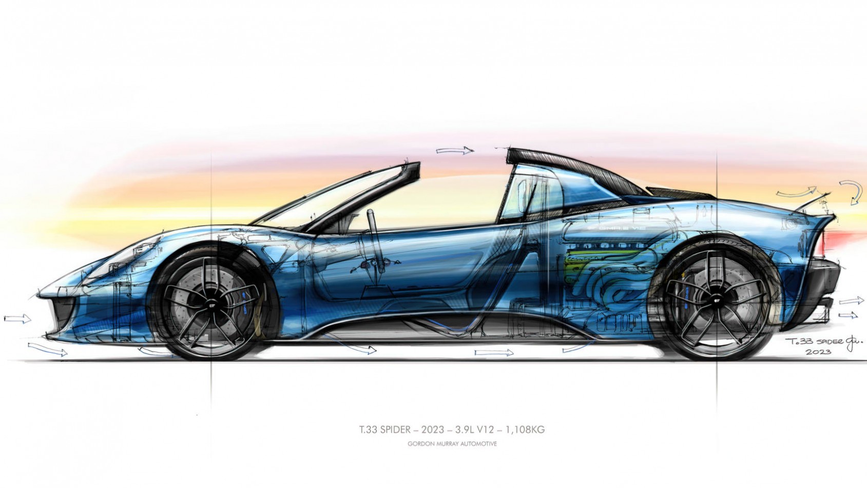 GMA T.33 Spider grafika