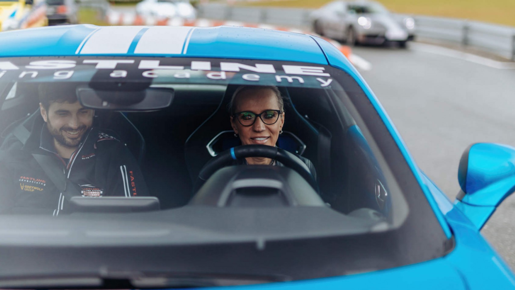 Heels on The Track - za kierownicą