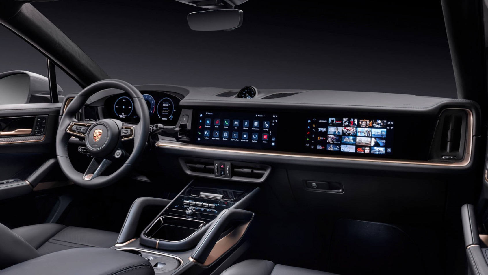 Porsche Cayenne 2023 kokpit