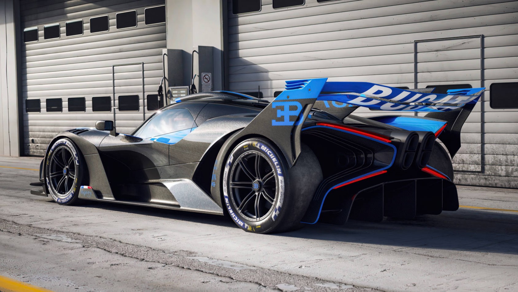 Bugatti Bolide Bugatti Bolide lewy tył boksy