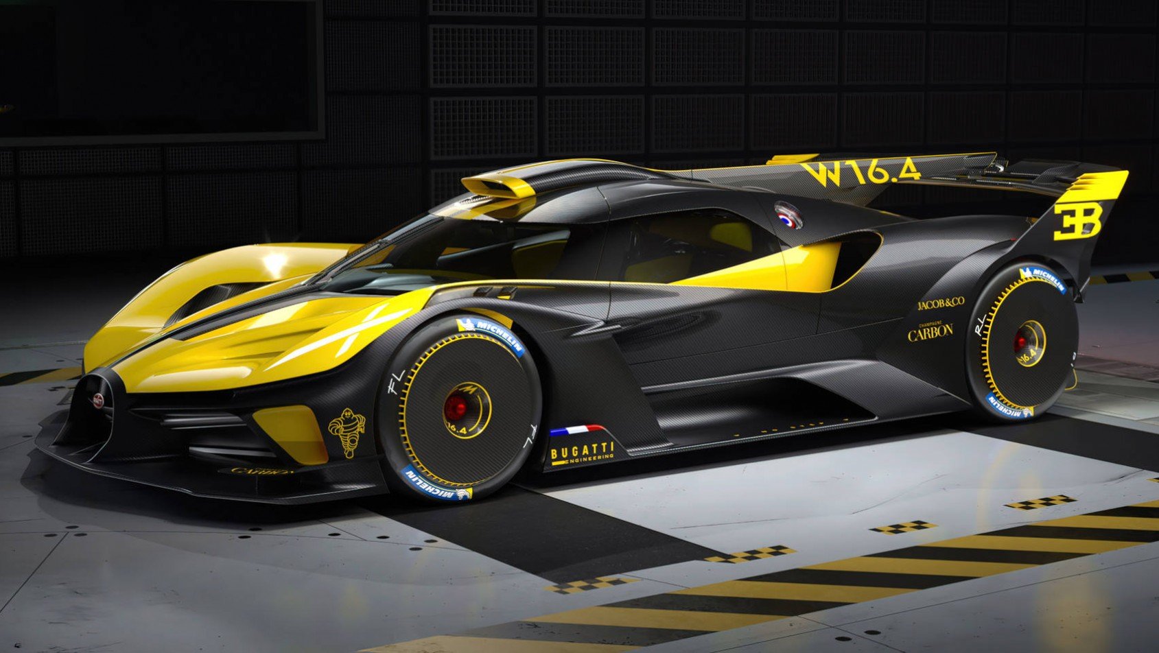 Bugatti Bolide Bugatti Bolide żółty
