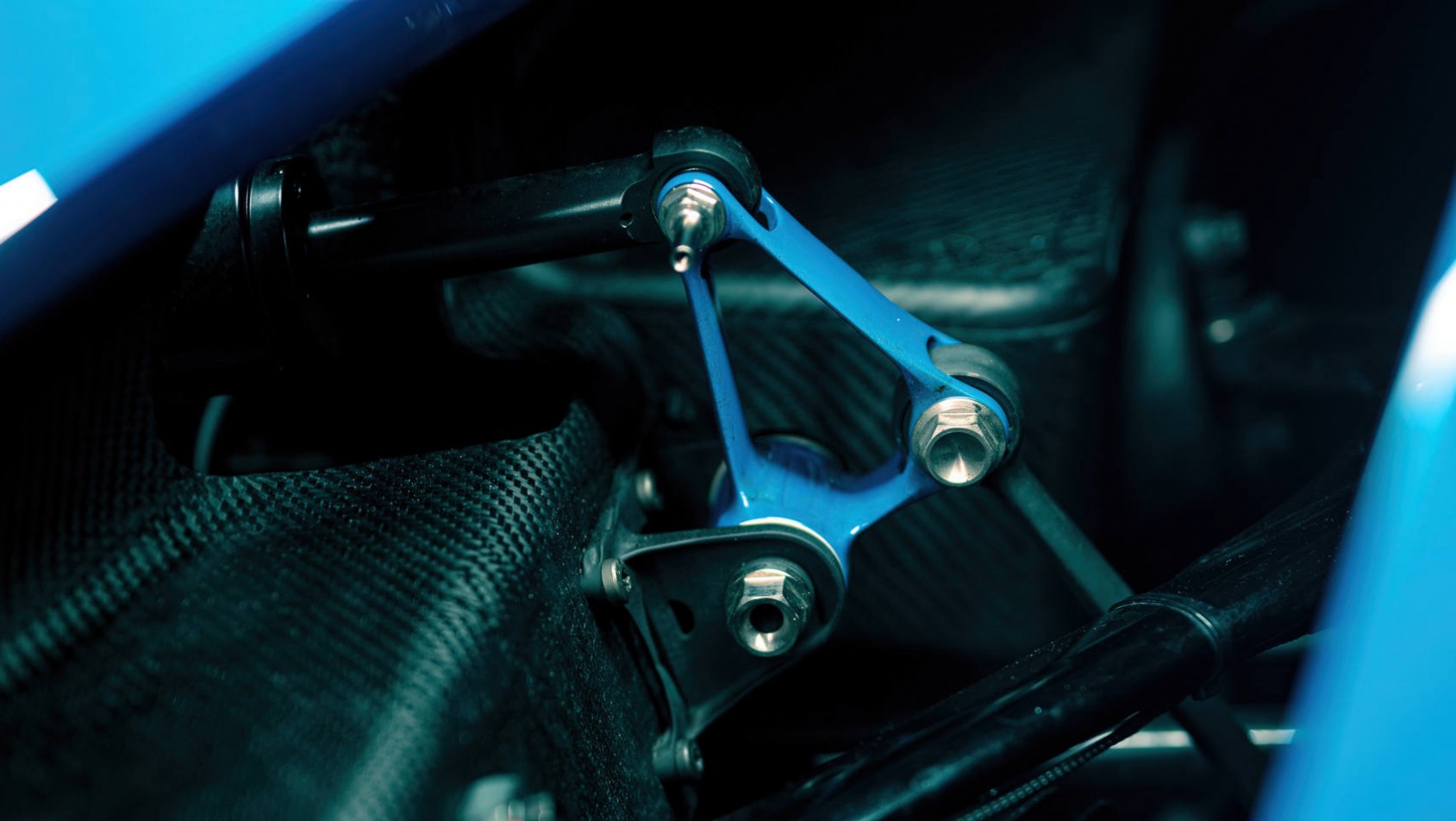 Bugatti Bolide Bugatti Bolide zawieszenie detal