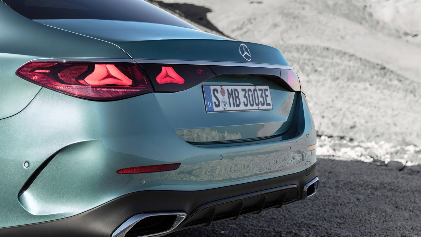 2023 Mercedes-Benz klasa E W214 detal tyłu