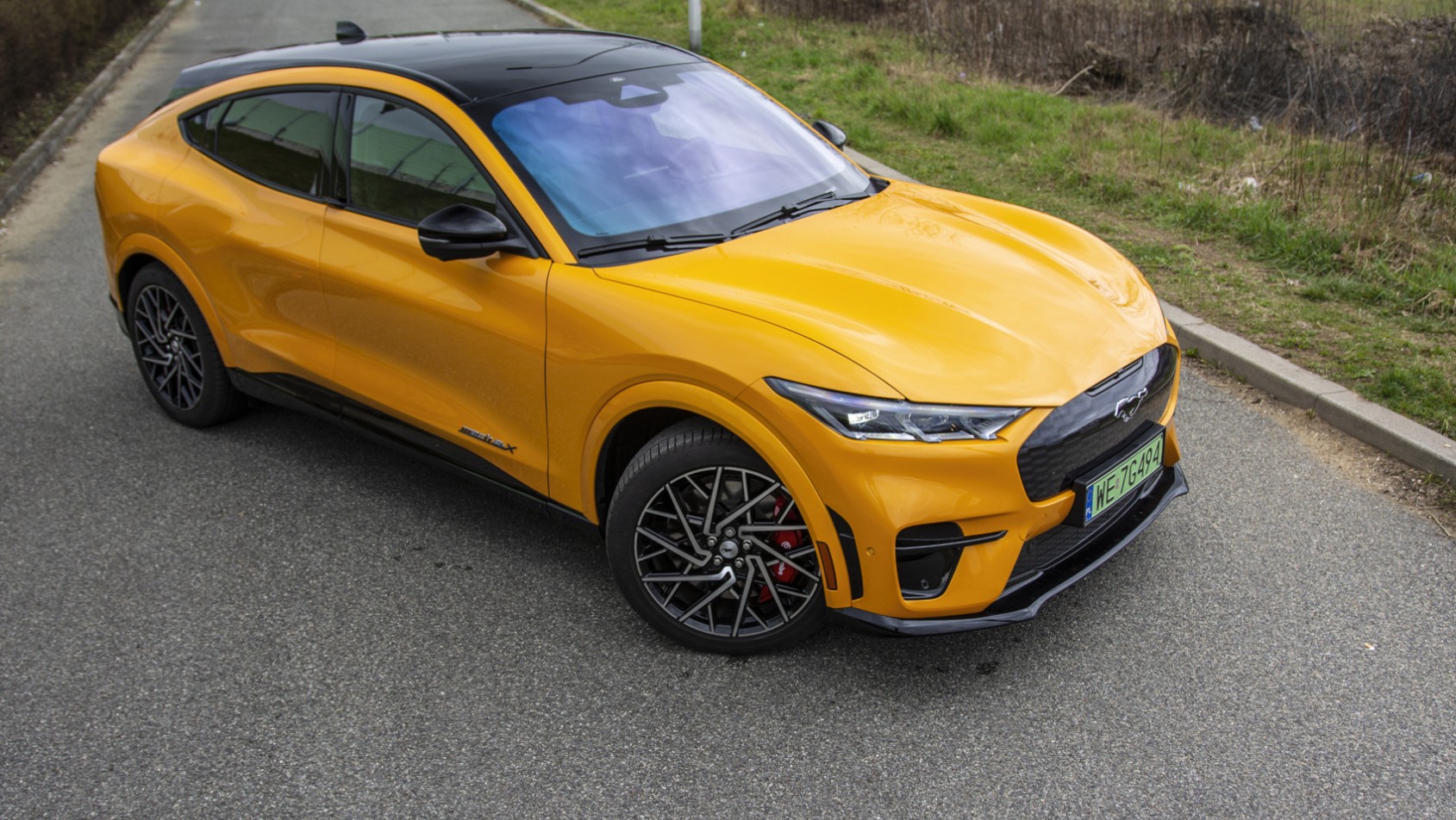 Ford Mustang Mach-E GT z góry