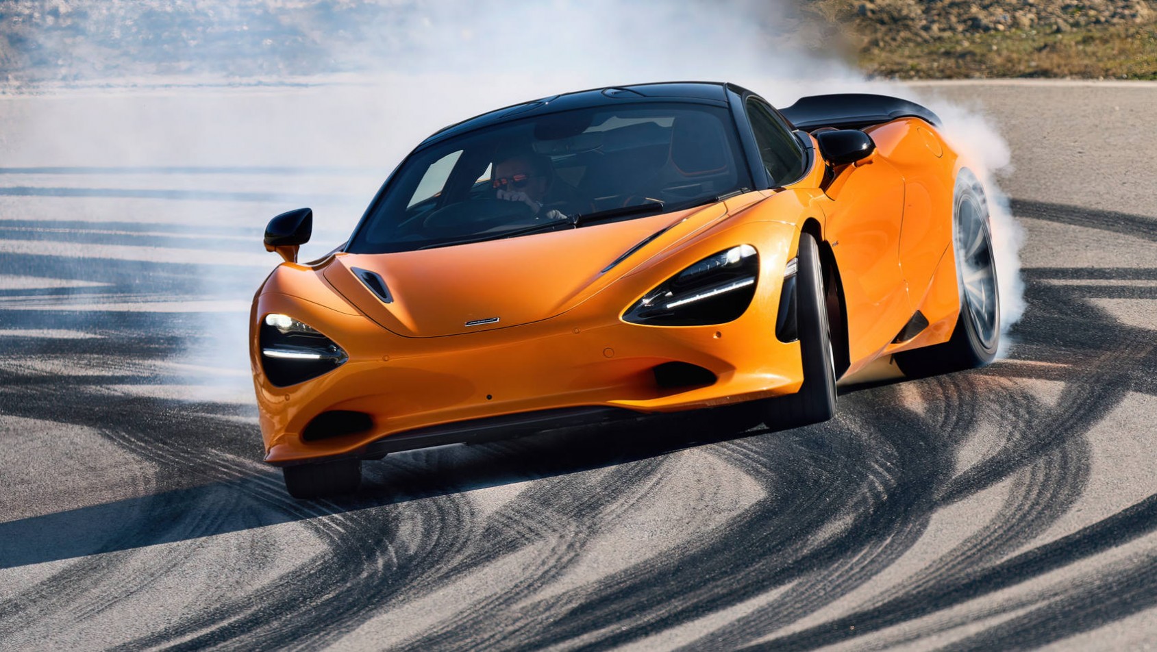 McLaren 750S McLaren 750S Coupe drifting