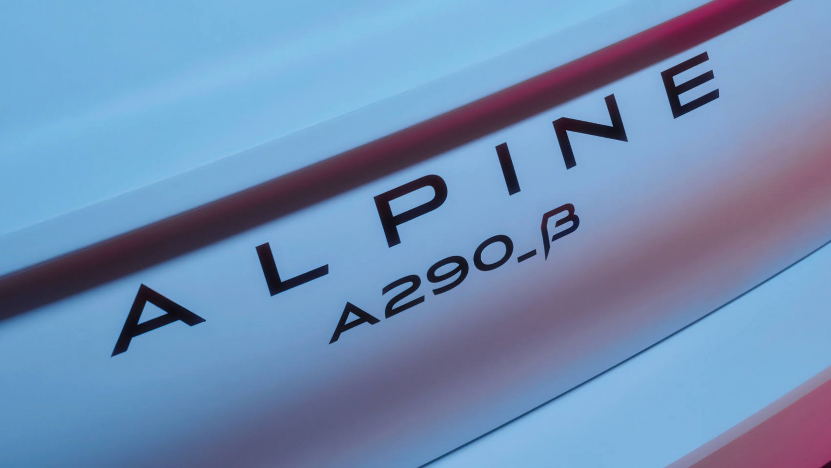 Alpine A290 teaser logo