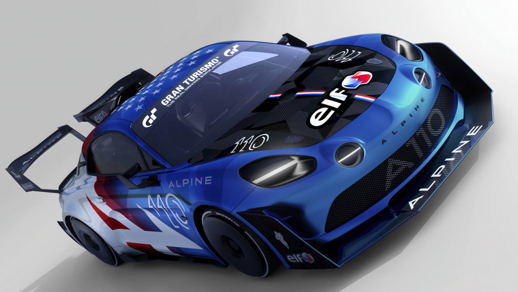 Alpine A110 Pikes Peak prawy przód