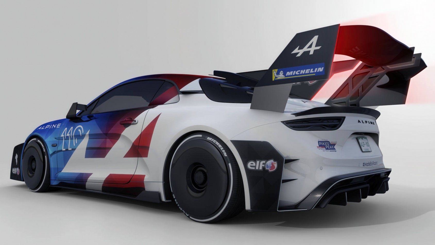 Alpine A110 Pikes Peak pas tylny