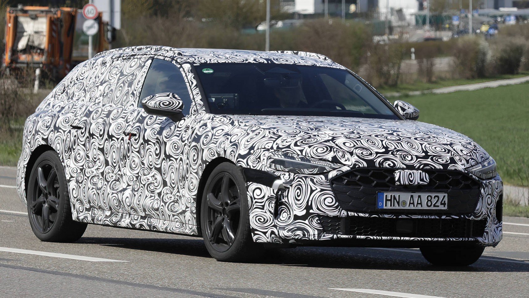 2024 Audi S5 Avant spyshot